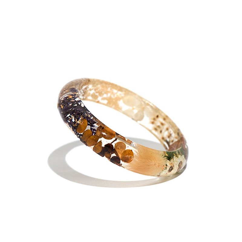 Designer Collection [Autumn]-Cloris Gift Bracelet - สร้อยข้อมือ - พืช/ดอกไม้ สีกากี