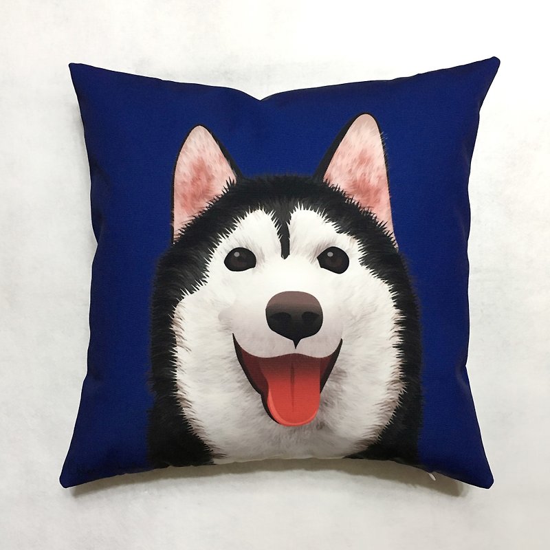 Wangmiao Big Pillow-Shiqi - Pillows & Cushions - Polyester Blue