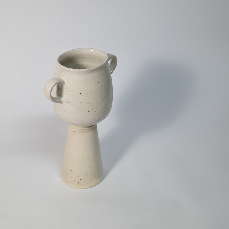 Tall vase - Pottery & Ceramics - Pottery White