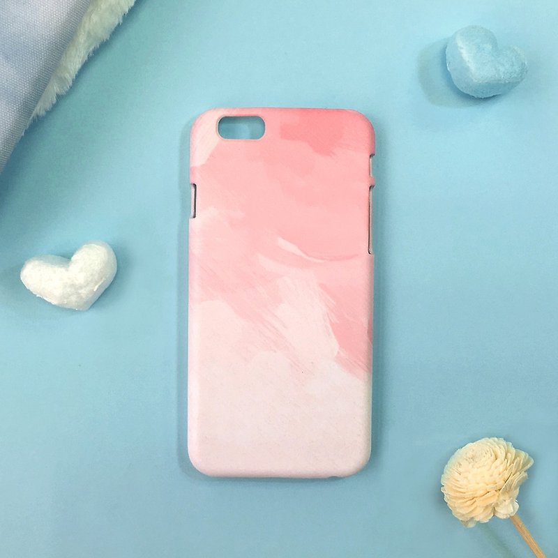夏のチョークブラシ（iPhone.Samsung Samsung、HTC、Sony。ASUS携帯電話ケースカバー） - スマホケース - プラスチック ピンク