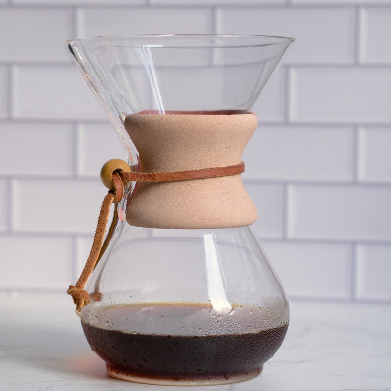 Concrete Chemex collar- Terracotta - Coffee Pots & Accessories - Other Materials Black