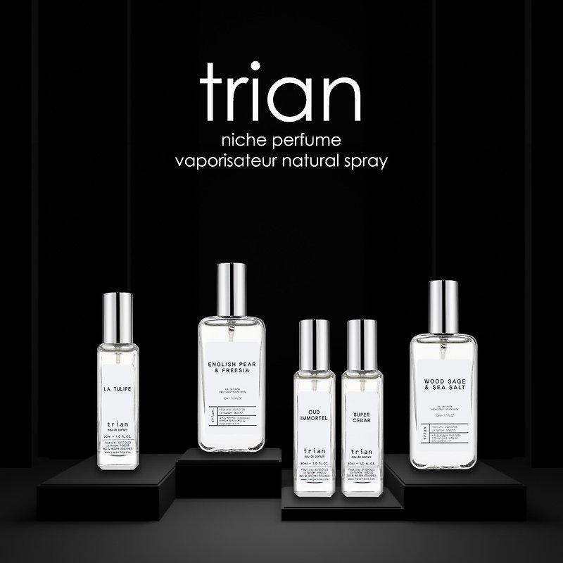 Korea trian light luxury niche perfume (Trian light luxury niche perfume) - Perfumes & Balms - Glass White