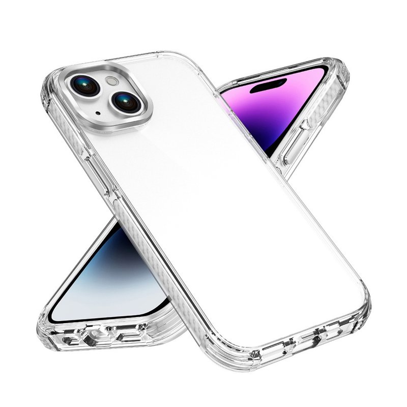 VOYAGE Super Military Spec Anti-drop Case-Pure Tactical White-iPhone15 Plus (6.7) - Phone Cases - Other Materials Transparent