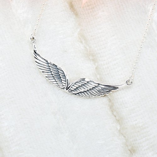 Angel & Me 珠寶銀飾 天使 飛翔 翅膀 Angel wing s925 純銀 項鍊 生日 情人節 禮物