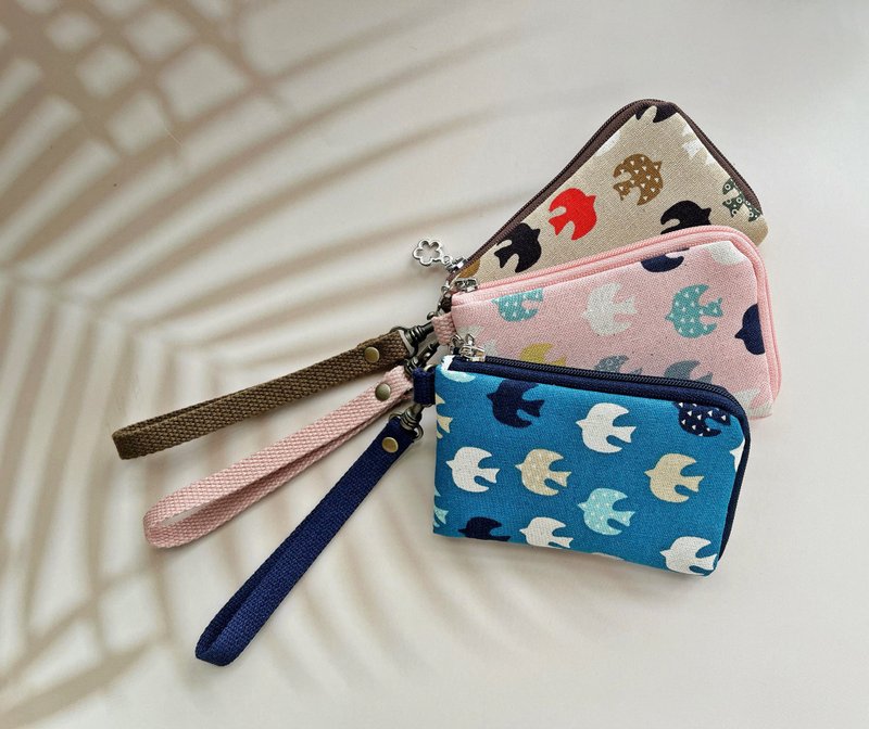 Fortune Wallet/24H Fast Shipping/Spread Your Wings Card Coin Purse - Coin Purses - Cotton & Hemp 