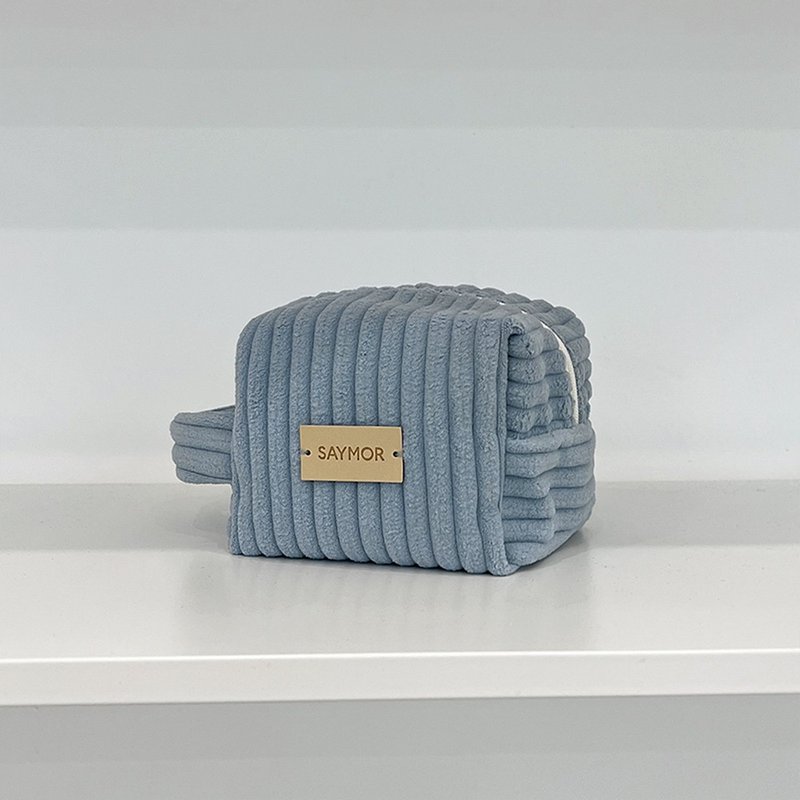 Cushion pouch_sora - 化妝包/收納袋 - 其他材質 藍色