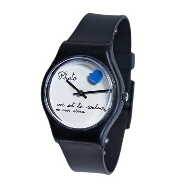 米羅雲朵手錶 - 女錶 - 橡膠 黑色