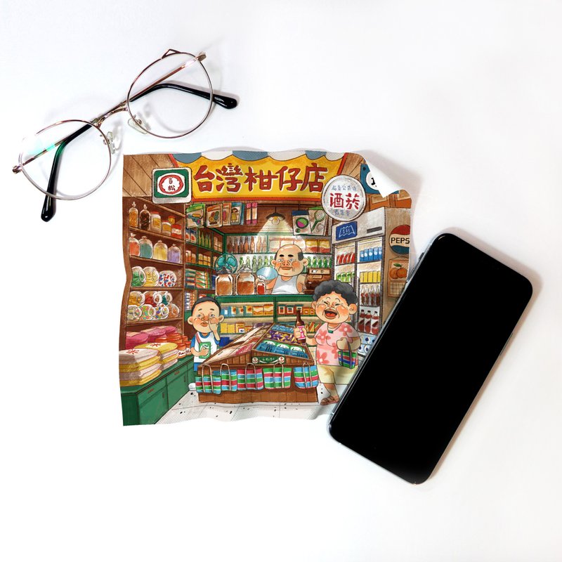 台灣原創 三嬸婆系列 共四種款式=超細纖維萬用擦拭布 =螢幕=鏡片 - 眼鏡盒/眼鏡布 - 其他材質 多色