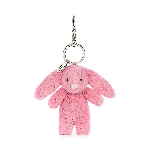 Jellycat 吊飾 Bashful Bunny Pink Bag Charm 寶貝粉兔吊飾 粉兔鑰匙圈