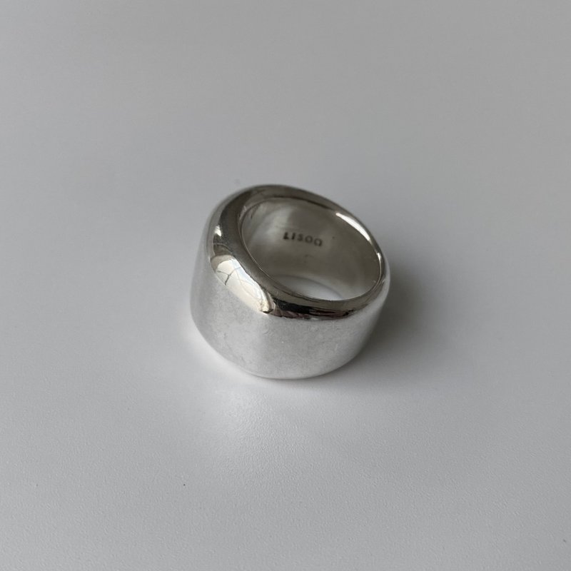 戒指 925純銀 volume ring03 - 戒指 - 其他金屬 