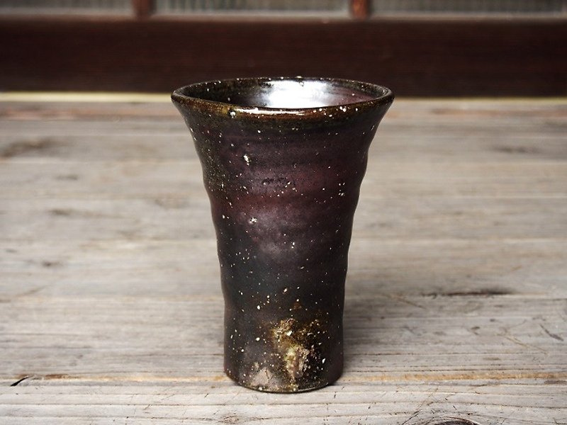 備前 麦酒呑み（大）＿b1-045 - 花瓶/花器 - 陶 咖啡色
