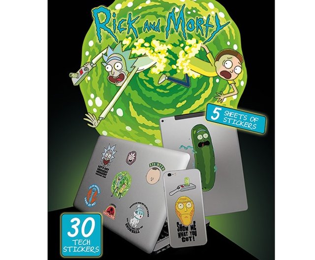 rick and morty リックアンドモーティ アメコミ ステッカー50枚A