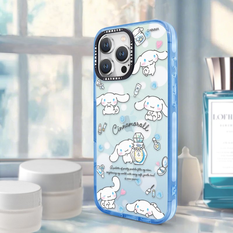 GARMMA Big-Eared Dog Xina iPhone 16 Series Magnetic Protective Case Beautiful Diary - เคส/ซองมือถือ - พลาสติก 