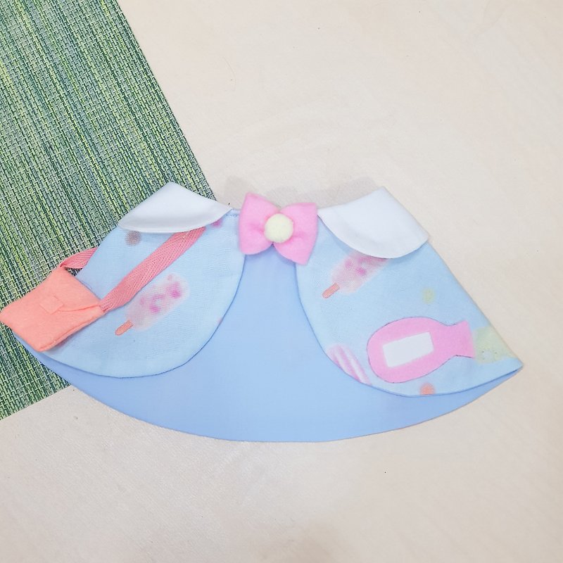 Limited*Japanese Kindergarten Pet Shawl*Macarons Popsicle - Clothing & Accessories - Cotton & Hemp Pink