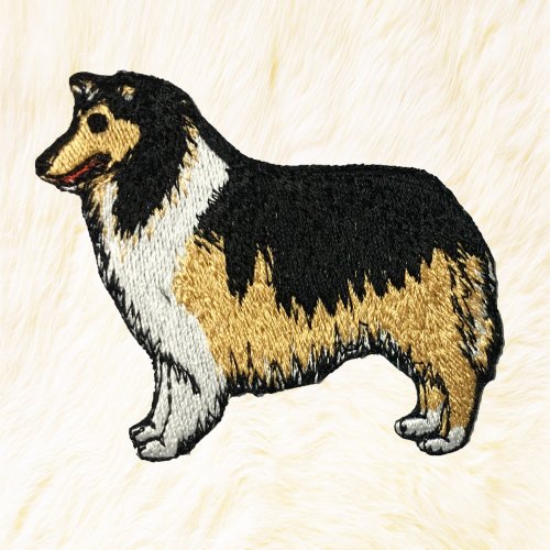 24PlanetsStudio Collie Dog Iron on Patch Buy 3 Get 1 Free