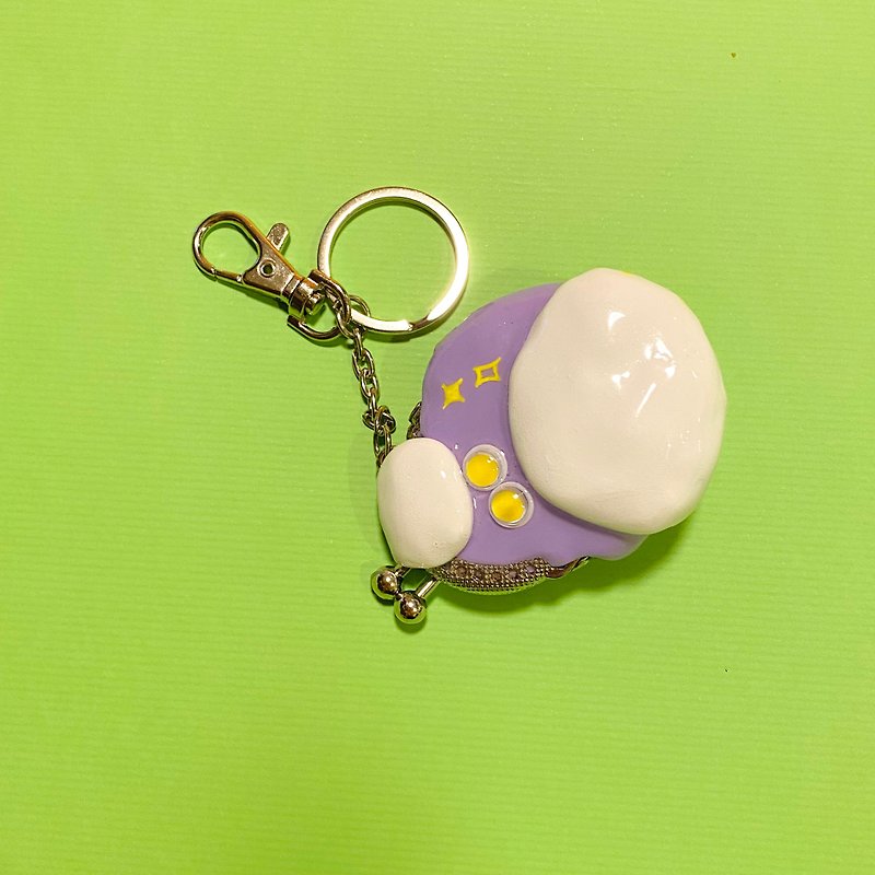 白雪寶貝蛋 紫 - 鑰匙圈/鑰匙包 - 黏土 紫色