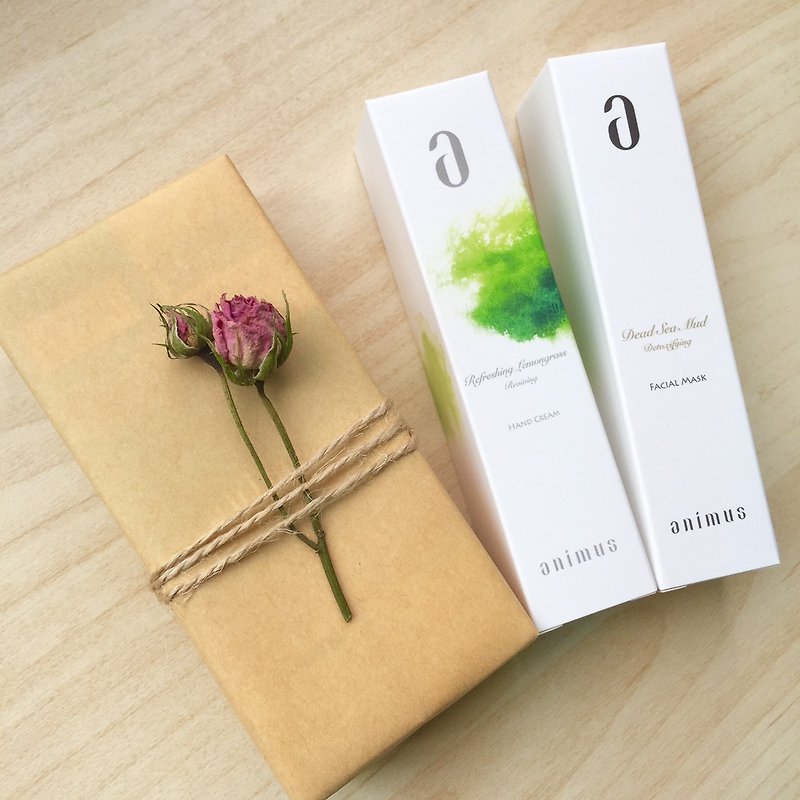 "Mini Rose gift" plant Fragrance Plant Extract Cream + Mask | Renewal lemon grass | Free shipping small gift card - Nail Care - Other Materials White