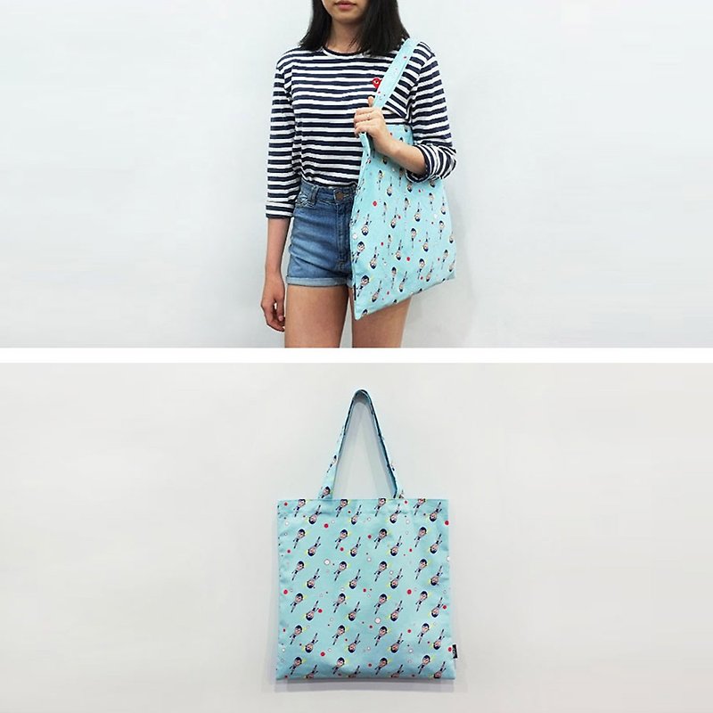 Superwoman Orro Eco Bag - Messenger Bags & Sling Bags - Cotton & Hemp Blue