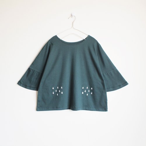rainy blouse : green