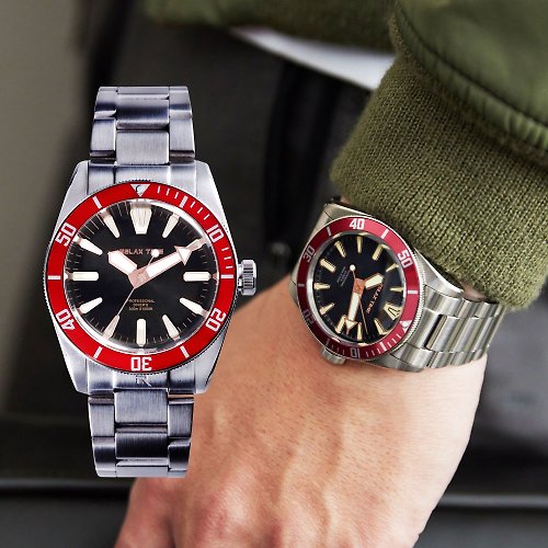 米朵貝菈．時光的禮物 RELAX TIME 海神系列 300米潛水機械腕錶 (RT-77-3)