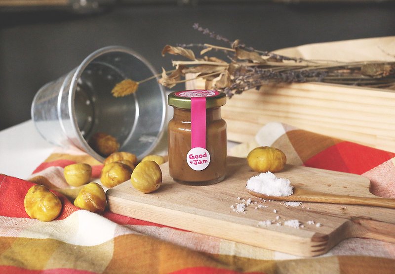 Caramel Sea Salt Chestnut Paste 90ml - Jams & Spreads - Fresh Ingredients Brown
