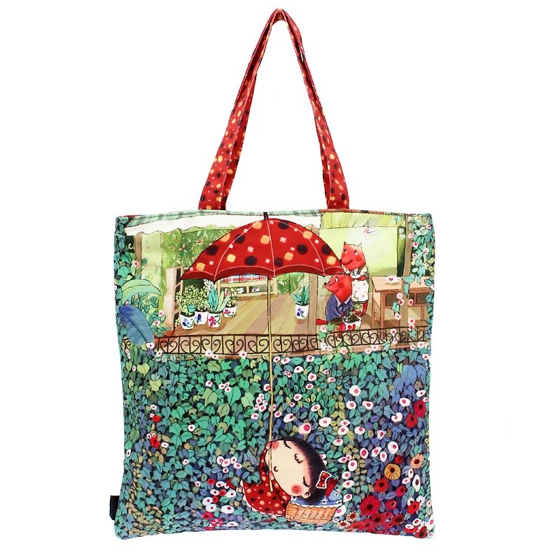 Stephy Designer   Cute Art Design Printed Canvas Bag, Shoulder Bag SB130-BM - กระเป๋าแมสเซนเจอร์ - ผ้าฝ้าย/ผ้าลินิน 