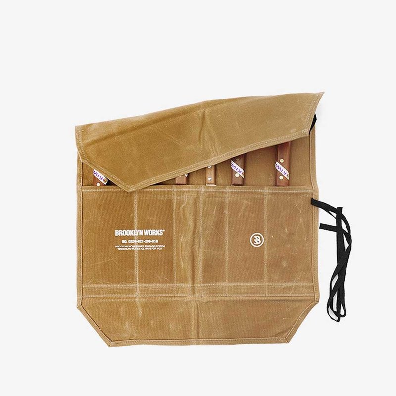 BROOKLYNWORKS 露營刀具袋-卡其軍綠 - 露營用品 - 其他材質 咖啡色