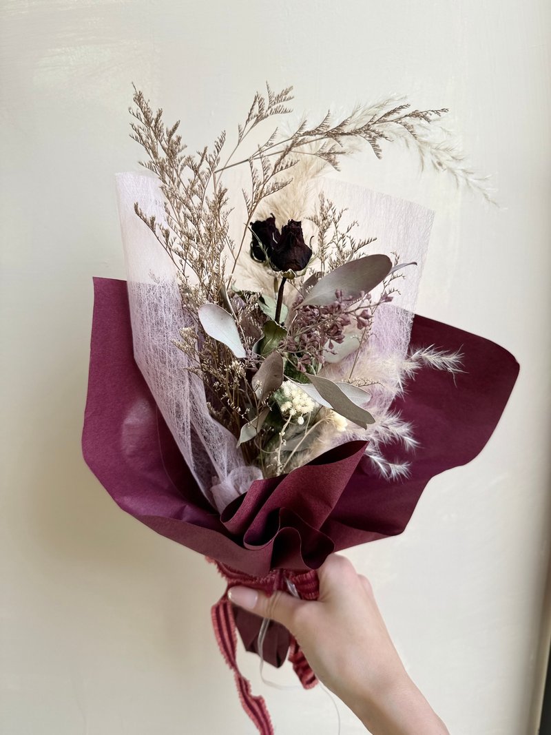 粉色系永生花、乾燥花、客製花禮、情人節花束、母親節花束、生日 - 乾燥花/永生花 - 植物．花 紫色