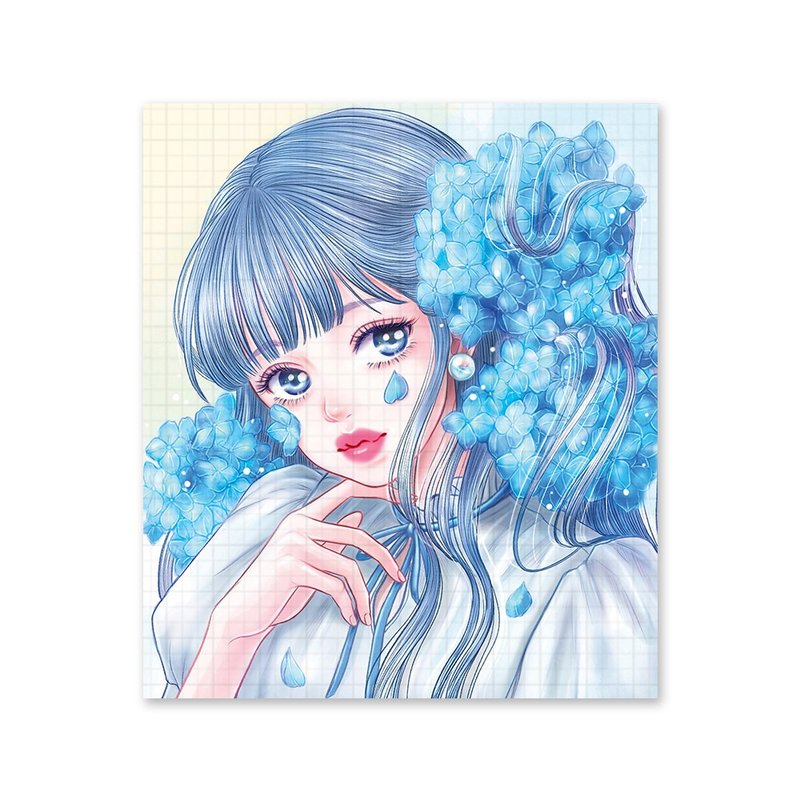 hydrangea postcard - 卡片/明信片 - 紙 