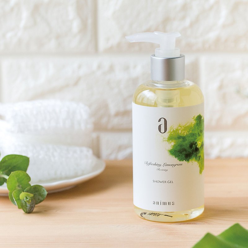 Huanxin Lemongrass - Botanical Fragrance Body Wash - Fresh Vitality Fragrance 250ml - Body Wash - Other Materials Green