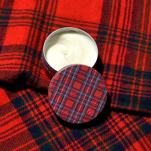 SteamCream 蒸汽乳霜 【傳統花紋】1456 蘇格蘭經典緋紅格紋 75g 送禮 聖誕