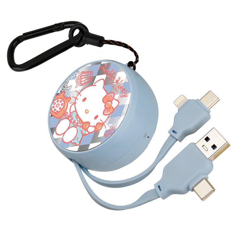 SANRIO-4in1 Multi Fast Charging Cable-HELLO KITTY - ที่ชาร์จ - พลาสติก สีม่วง