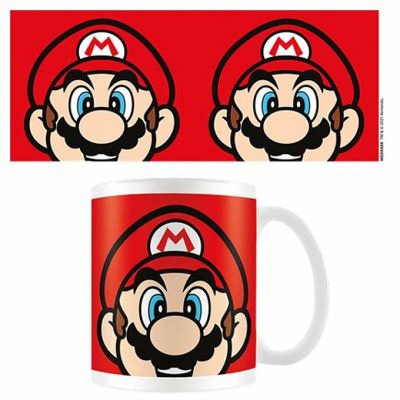 【Nintendo】 Super Mario Mug (Red Base) - Mugs - Pottery Multicolor