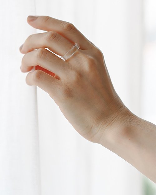 Hario Handmade Jewelry Hario手工玻璃戒指 - 波紋 (HAA-RI-001R)