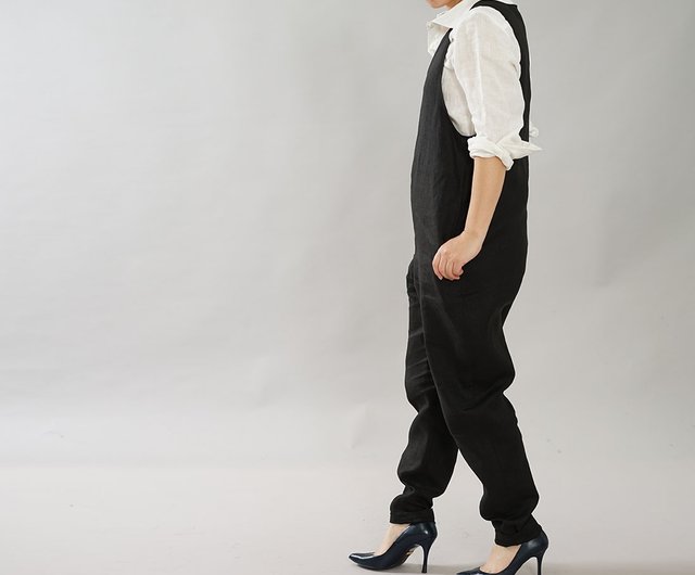 美品】wafu Linen overalls オールインワン 麻100%