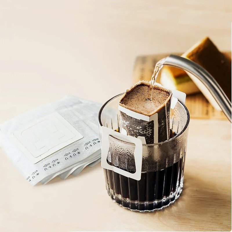 【05B】Premium filter coffee comprehensive 20 packs large capacity 12g ear-hook coffee HOFFE - กาแฟ - อาหารสด สีนำ้ตาล