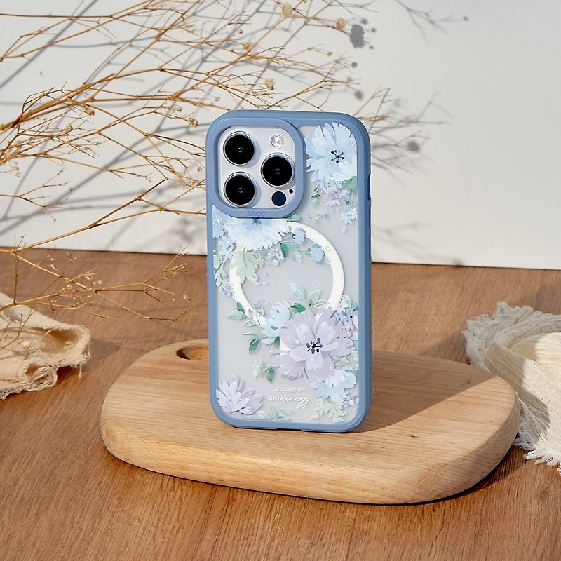 MagSafe iPhone ケースを通して輝く朝露のオーロラ霧 - スマホケース - シリコン 多色