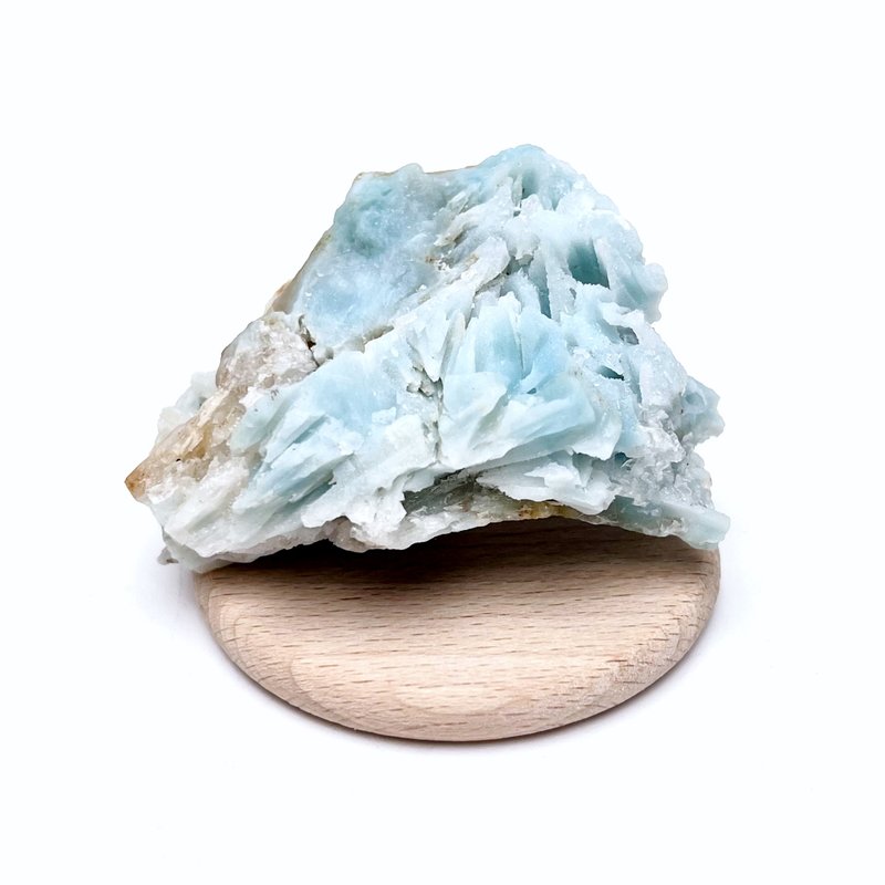 shimmer. Raw mineral, one picture, one object, healing ornaments, positive and stable l Amazonite raw mineral l - ของวางตกแต่ง - คริสตัล หลากหลายสี