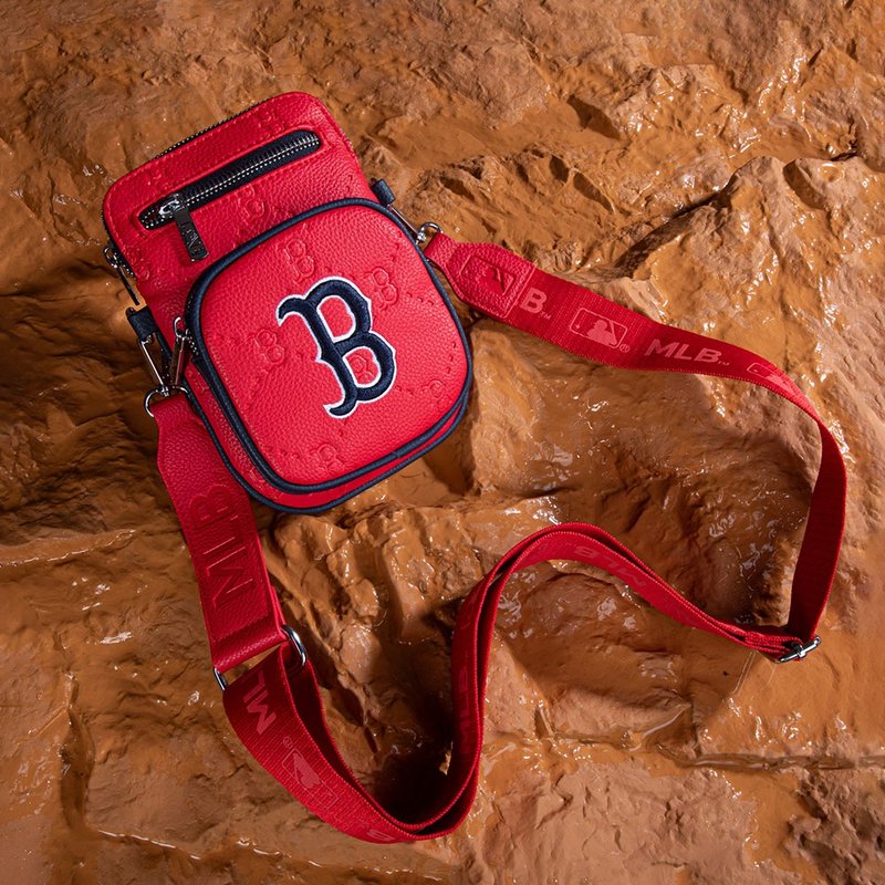 MLB Boston Red Sox Mini Crossbody Bag - กระเป๋าเป้สะพายหลัง - หนังเทียม 