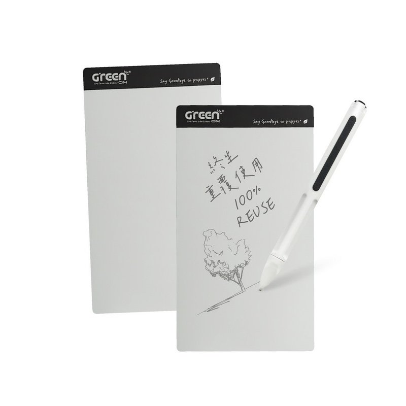 【Green Board】7.2吋磁性電紙板 MT7標準書寫組-電紙板x2+手寫筆 - 其他書寫用具 - 其他材質 多色