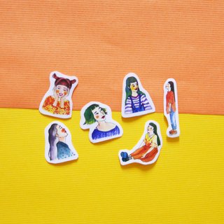 [Group] girl sticker girl sticker / PDA good helper