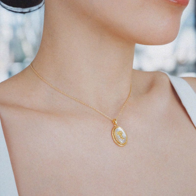 項鍊 | Divine Shell 天使貝殼 - 項鍊 - 其他材質 白色