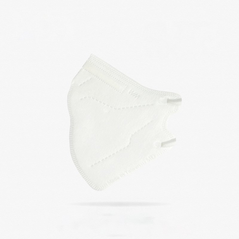 台灣製 3D立體醫療口罩(12入) 純淨白l THG兆鼎生醫 - 口罩/口罩收納套 - 其他人造纖維 白色