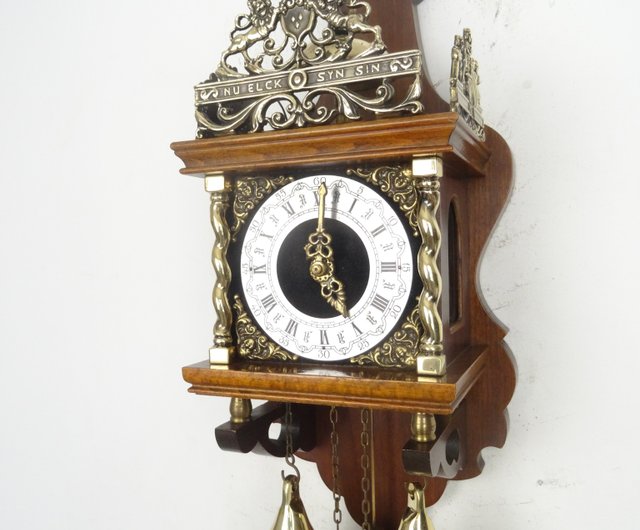 掛け時計　オランダ　Warmink社　ザーンセ時計　アンティーク 掛け時計オランダWarmink社ザーンセ時計アンティーク