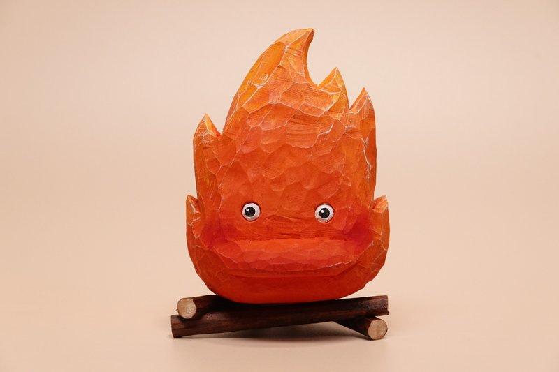 NubNib the Bon fire - Stuffed Dolls & Figurines - Wood Orange