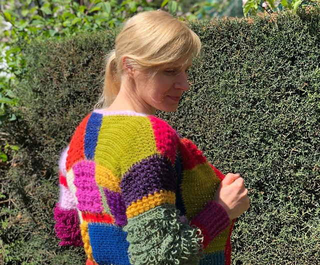 Handmade crocheted sweater