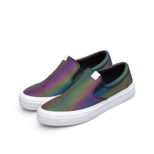 BLESS SHOE 夏季 彩色 反光 低幫 懶人鞋 情侶款 休閒鞋