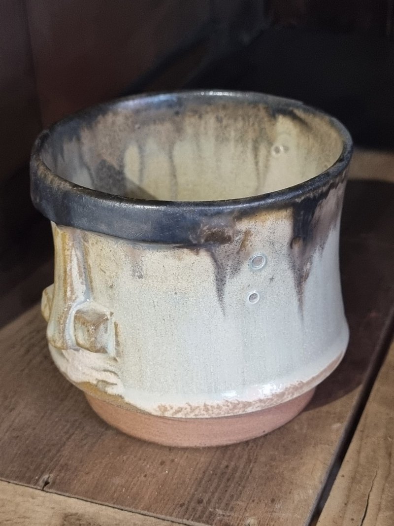 【一冬人】智利風情 - 漸層釉色 陶器 陶杯 酒杯 咖啡杯 茶 - 其他杯子 - 陶 白色