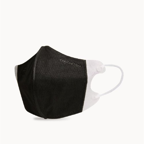一心一罩 Only One Mask│婦幼醫療口罩領導品牌 一心一罩 兒童3D醫用口罩 - 幼幼 - 玄武墨黑(10入/袋)