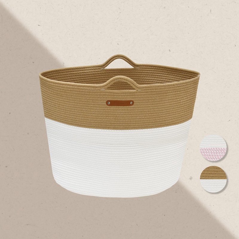 Portable Cotton Rope Yoga Mat Storage Basket - Fitness Accessories - Cotton & Hemp 